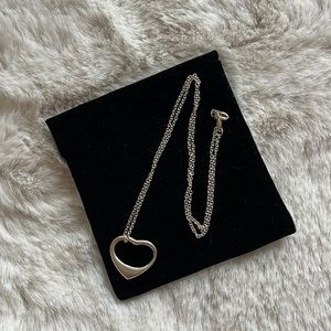 Sterling Silver Heart Pendant Necklace